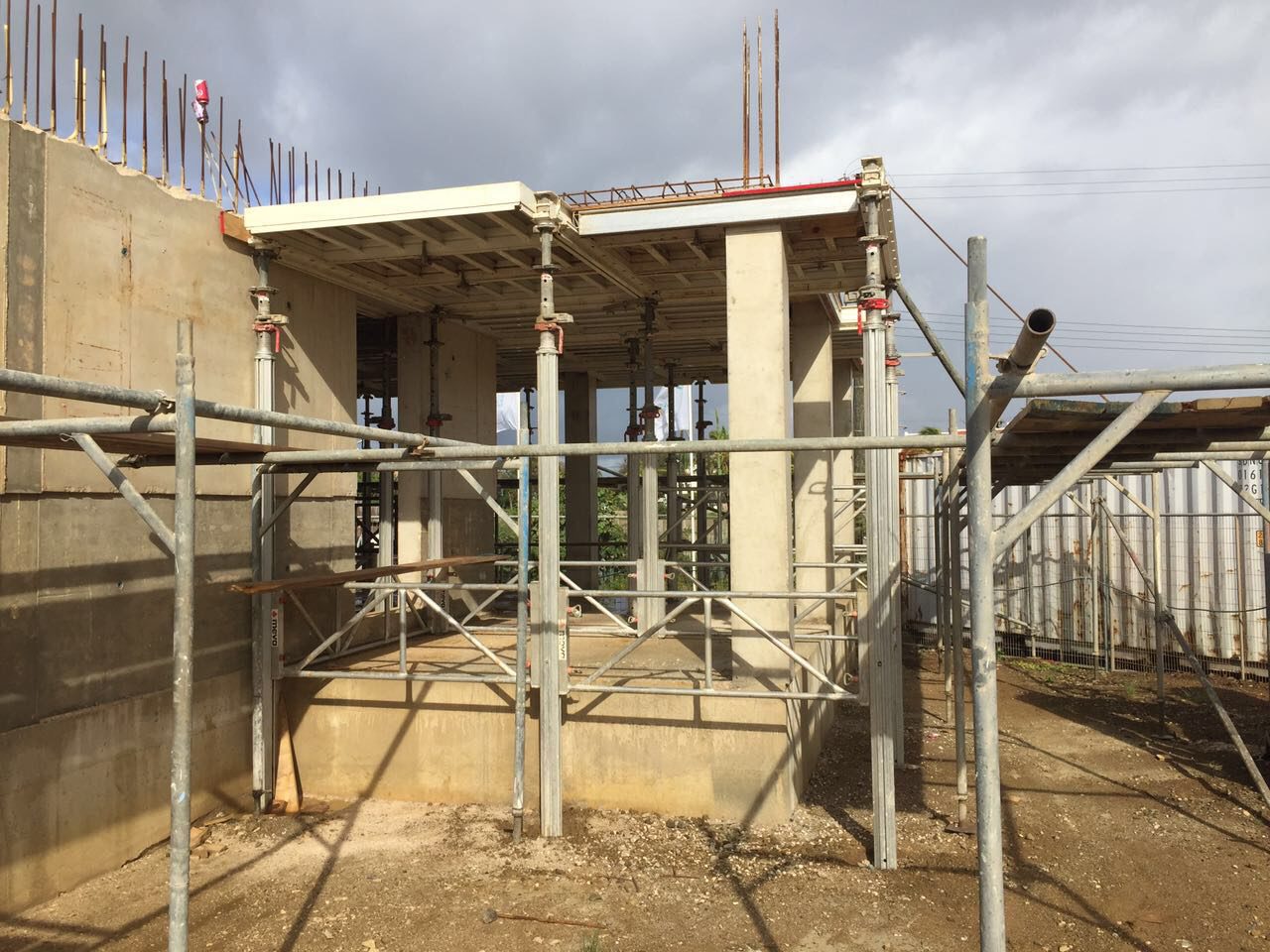 Bouw op Resort Bonaire construção