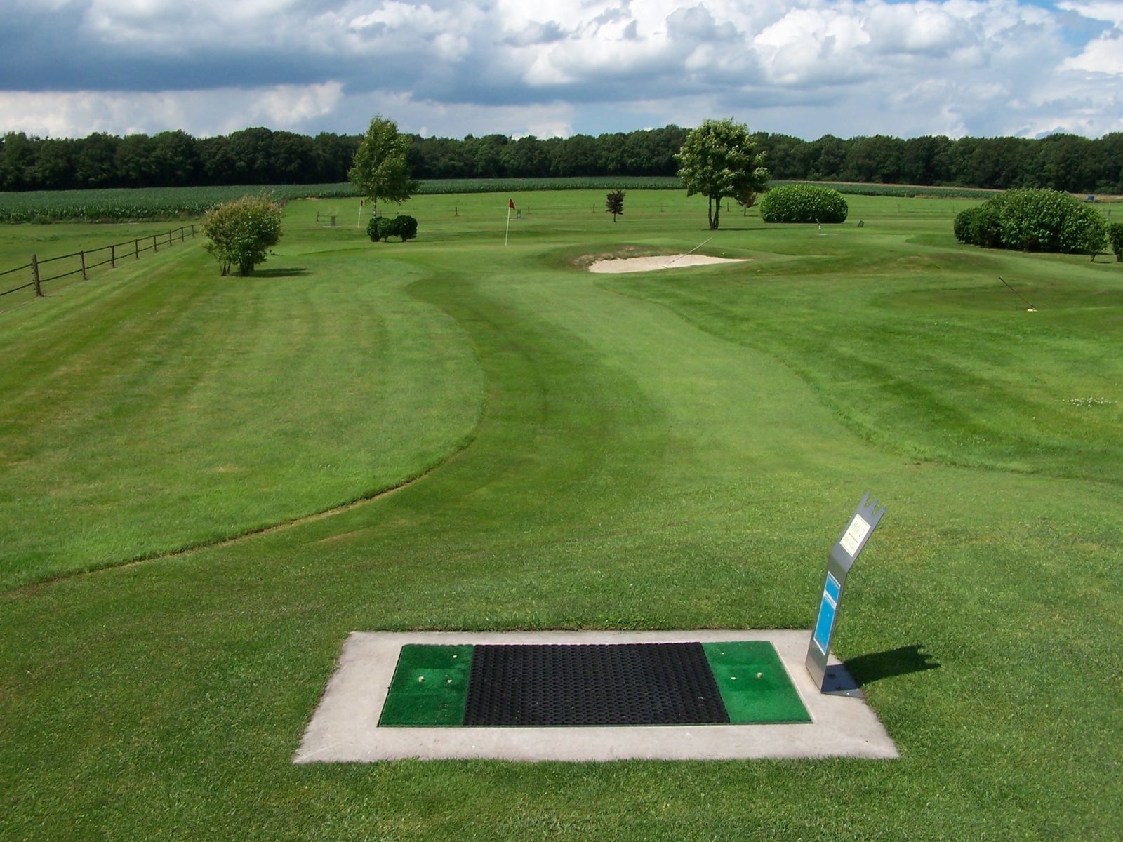 Volop variatie bij de holes van Pitch en Putt Lemele