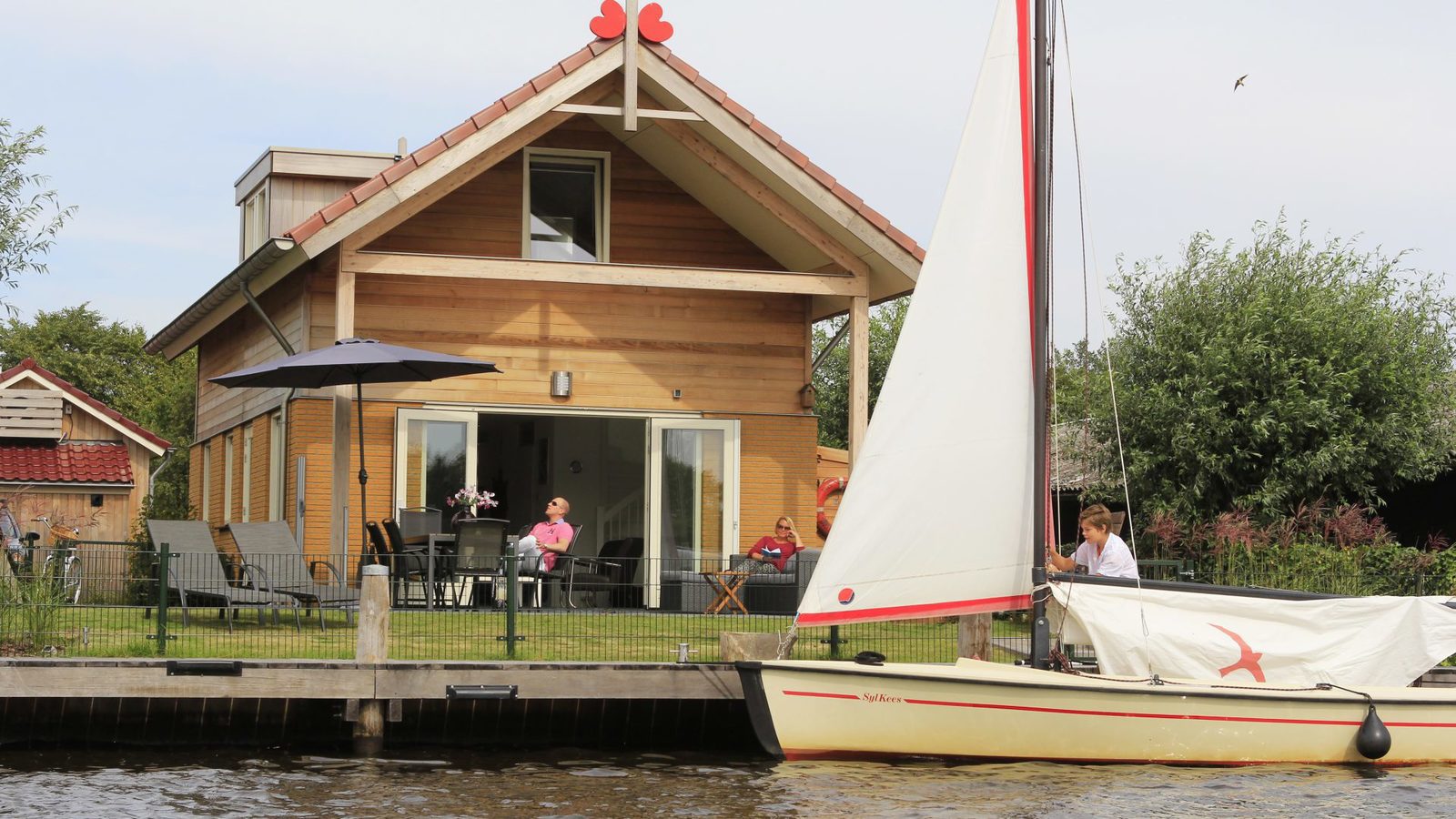 Ferienhaus Direkt Am See Holland Tusken De Marren