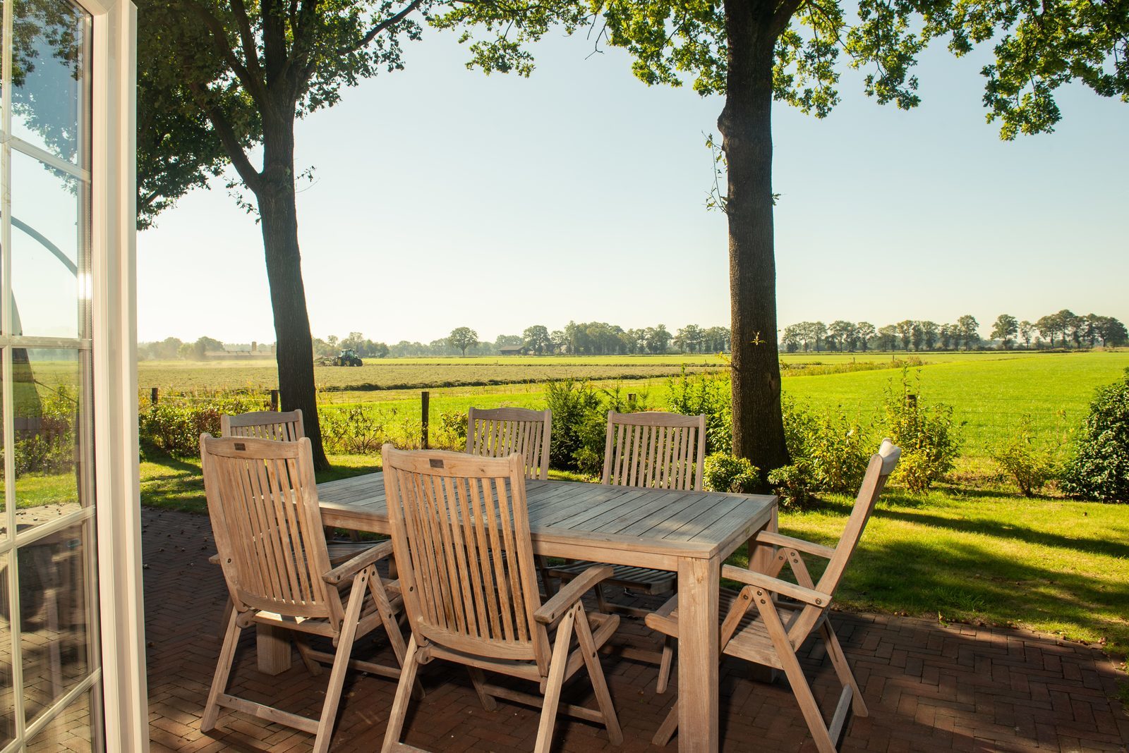 Uitzicht villa 56 op Hof van Salland