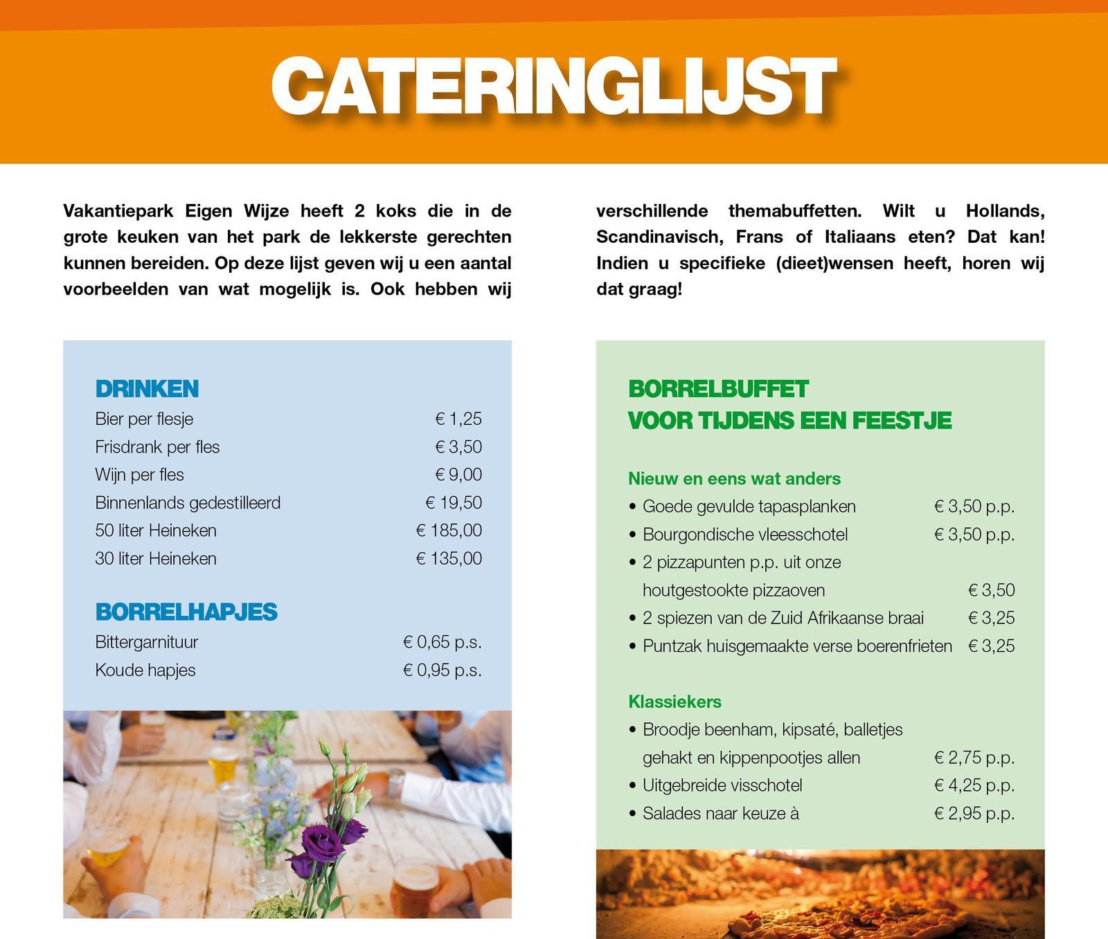 Cateringlijst