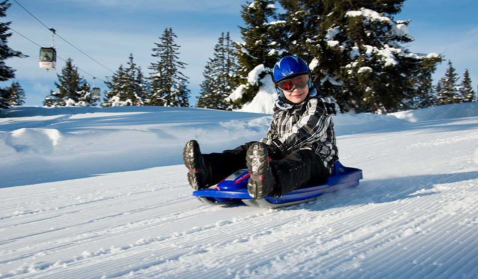 Sledding Resort Walensee Switzerland