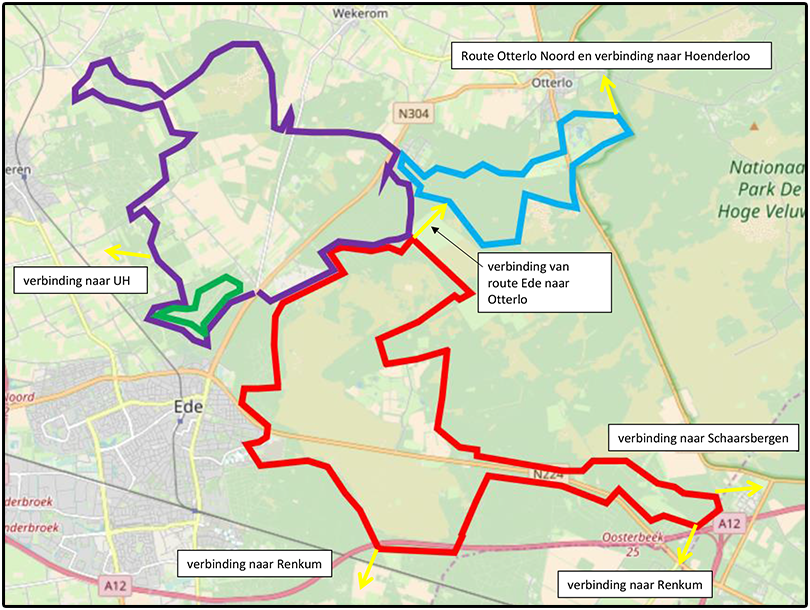 Itinéraires VTT près d'Ede et Lunteren