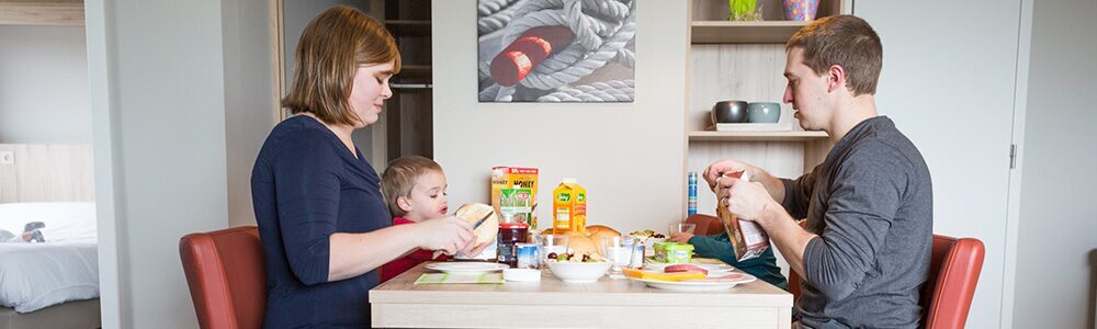 Petit déjeuner à Holiday Suites Zeebruges