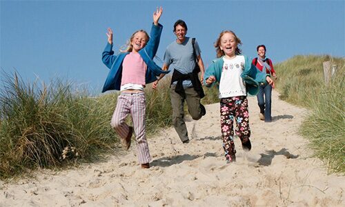 Spelen in duinen