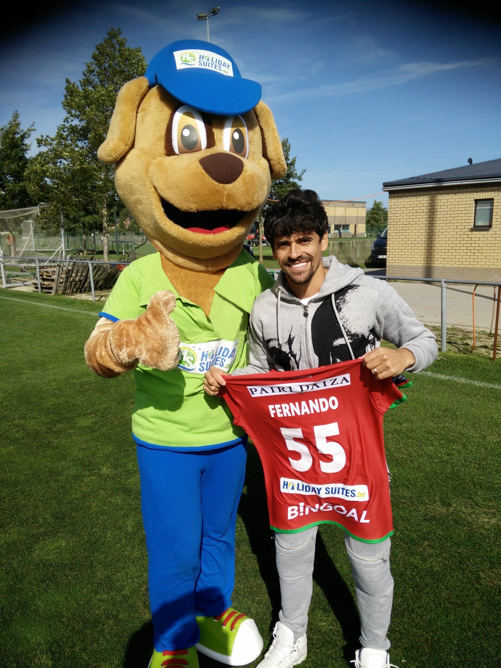 Suity en KVO speler
