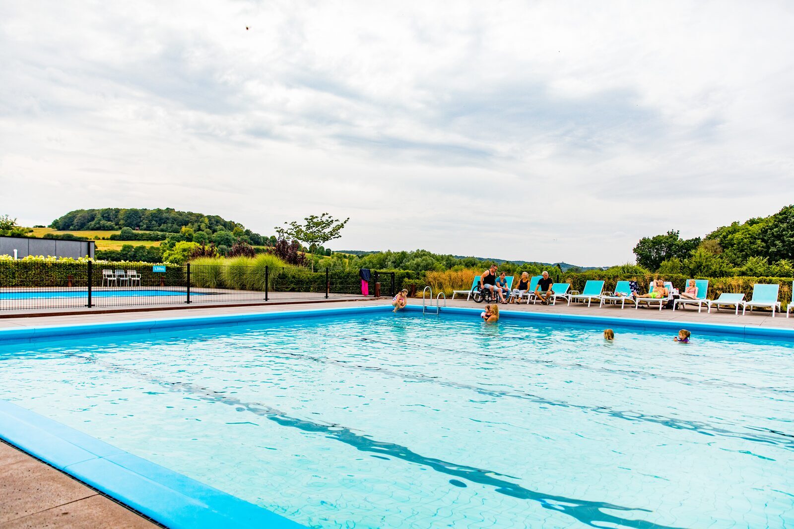 Heated outdoor pool