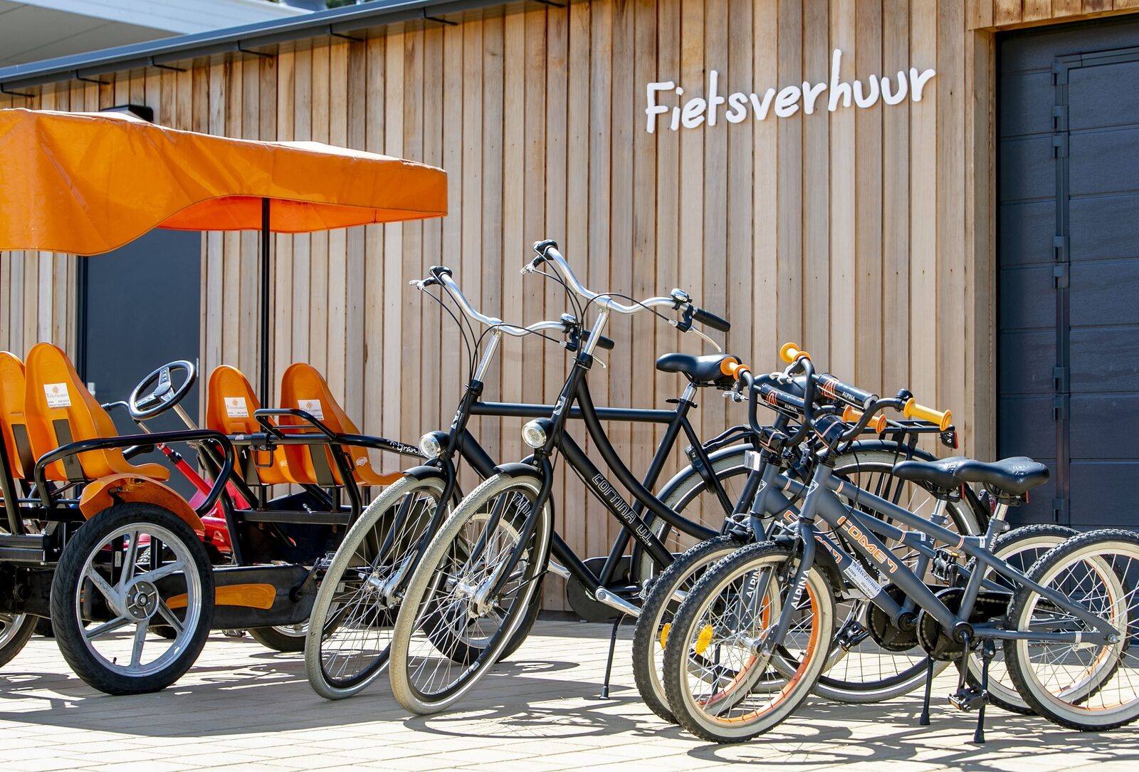 Bicycle and kart rental services Holiday Park Witterzomer