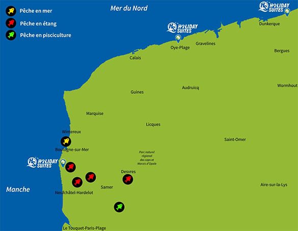 Map Pêche Holiday Suites