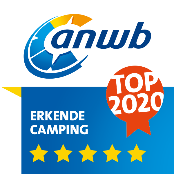Als Top Campingplatz 2018 der ANWB anerkannt!