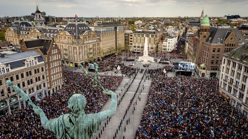Dodenherdenking op de Dam