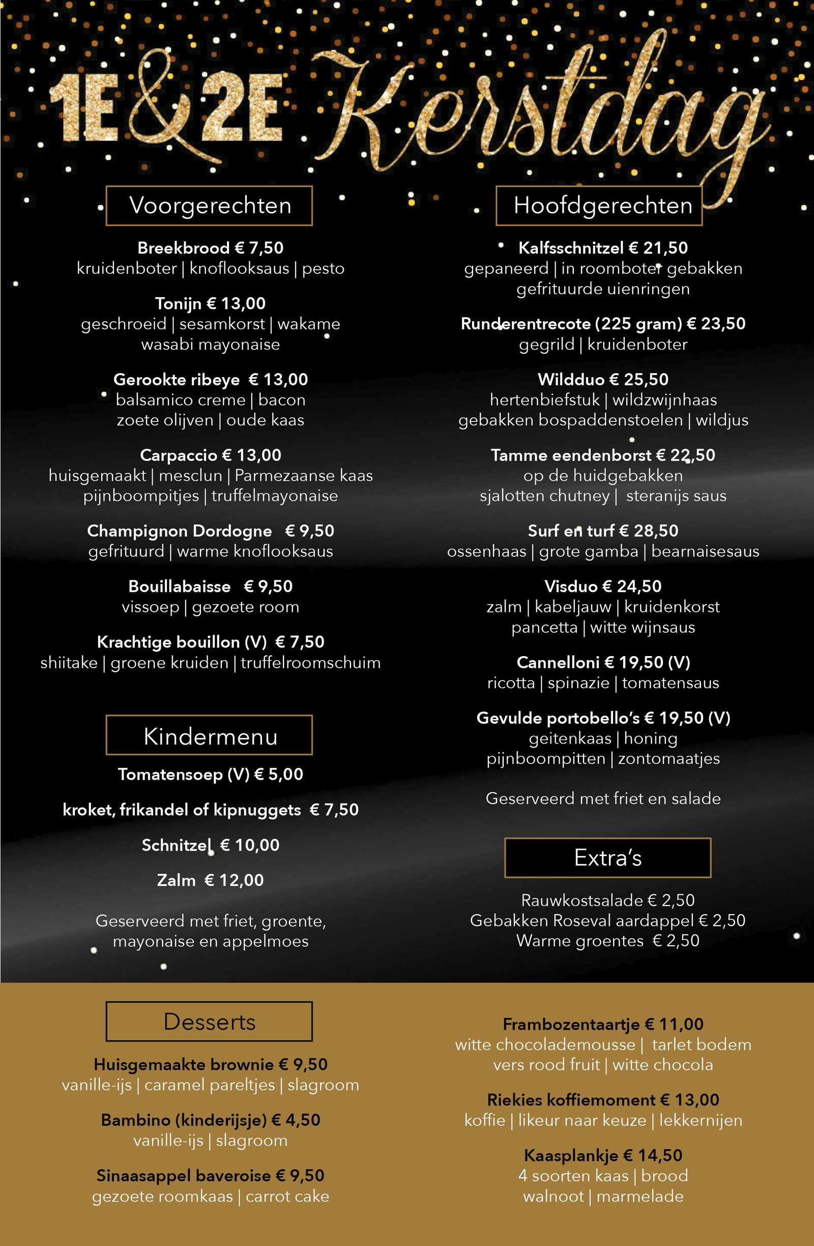 Kerstmenu