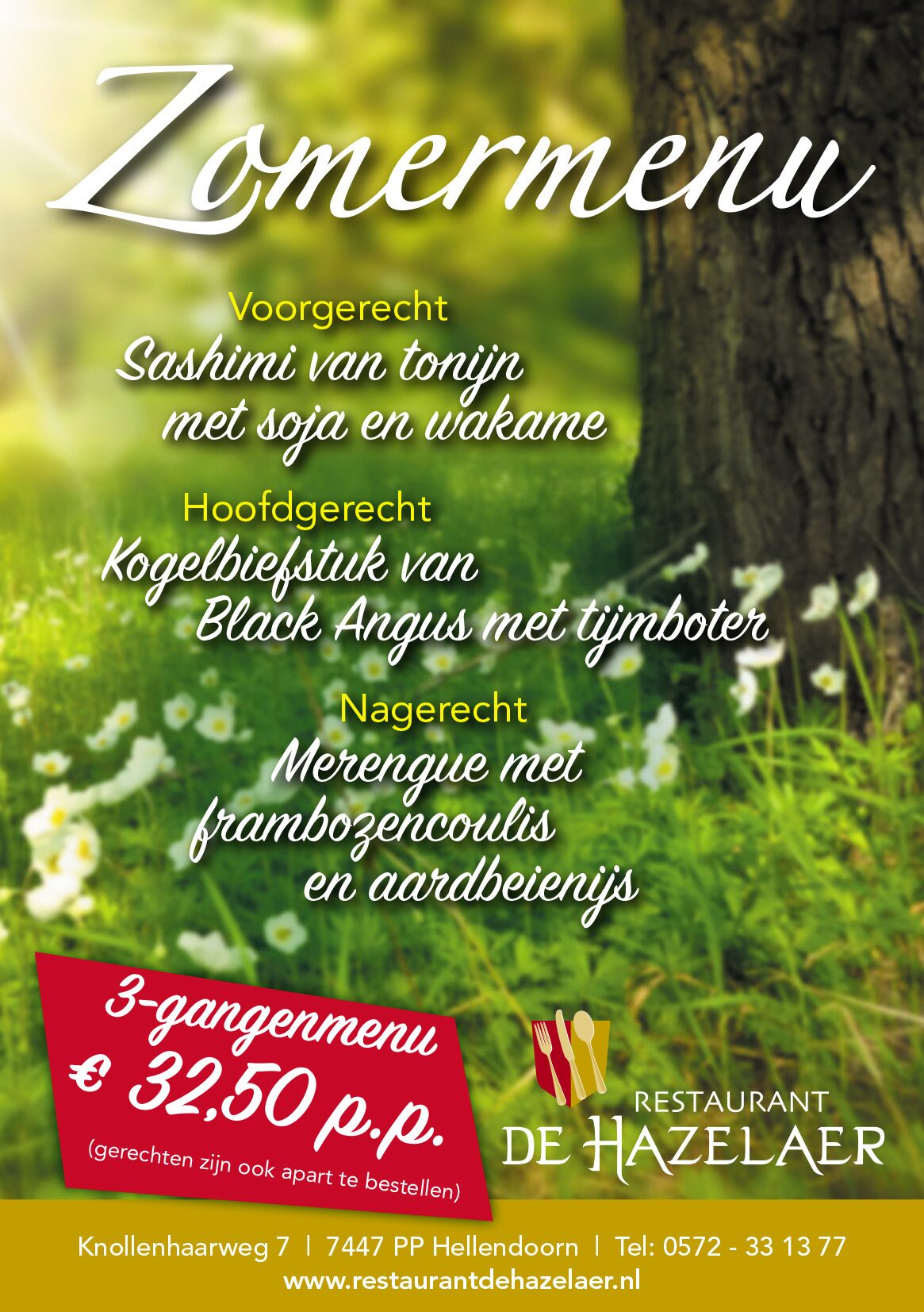 zomermenu