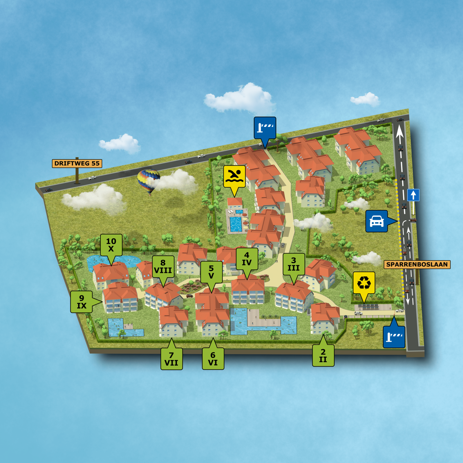 Plan Holiday Suites De Haan