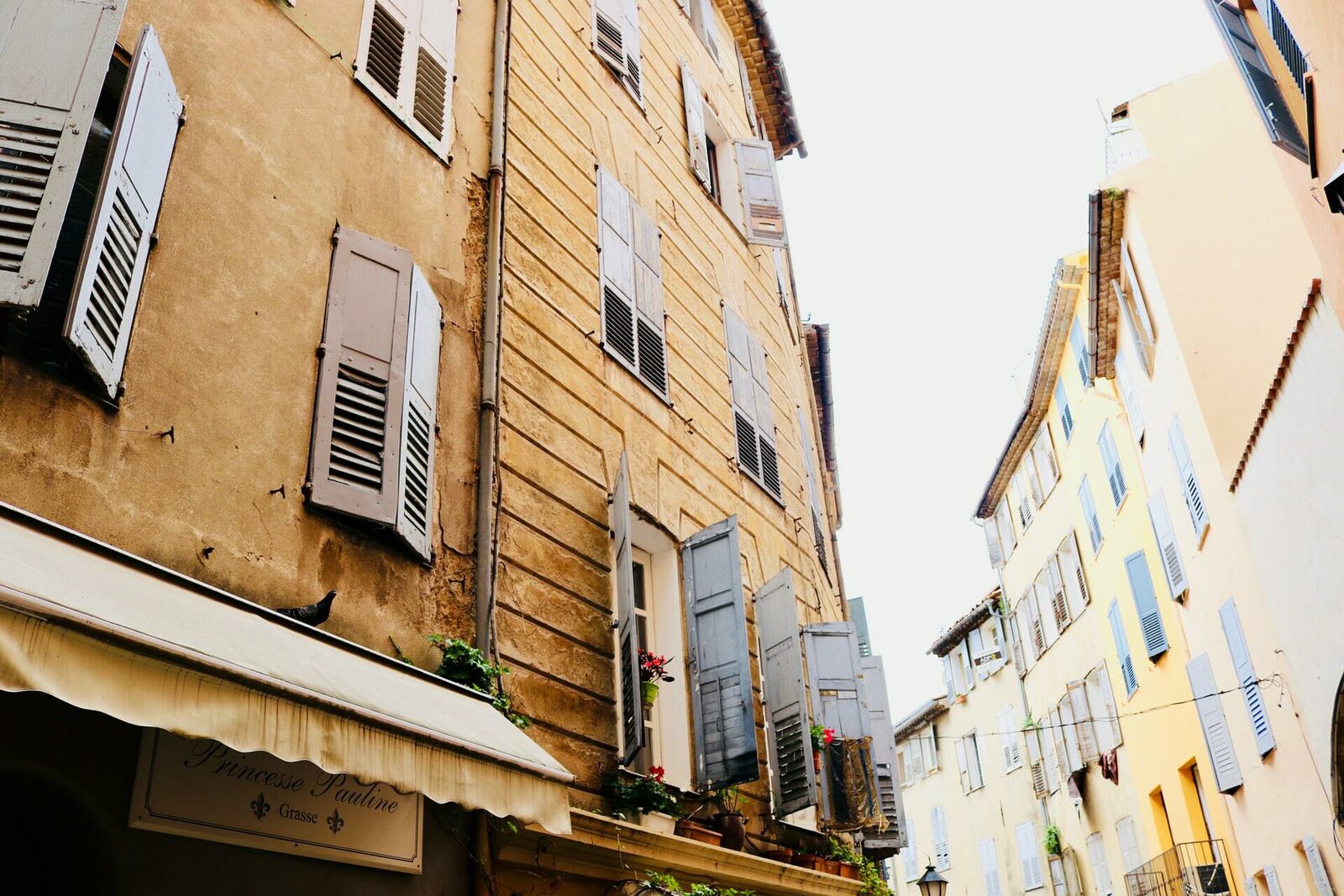 Ruelle à Grasse sur la Côte d'Azur