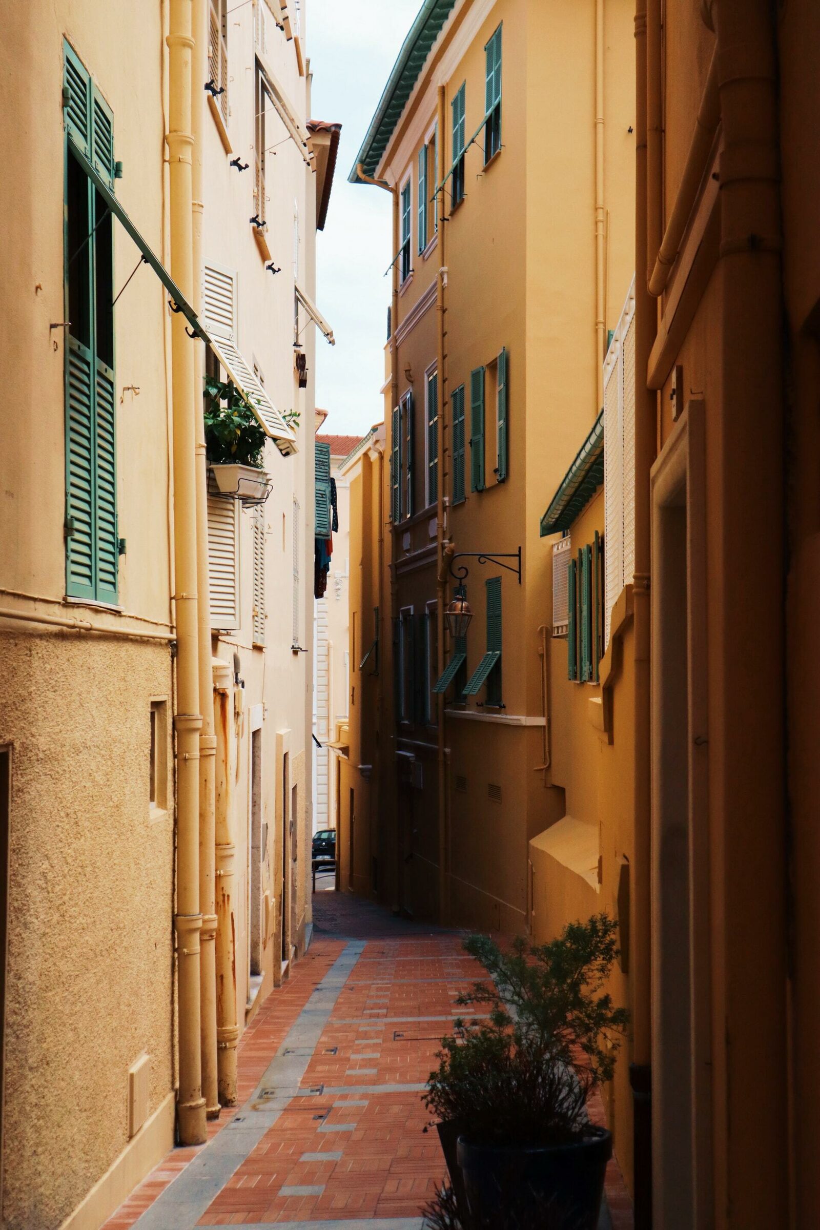 Ruelle à Nice sur la Côte d'Azur