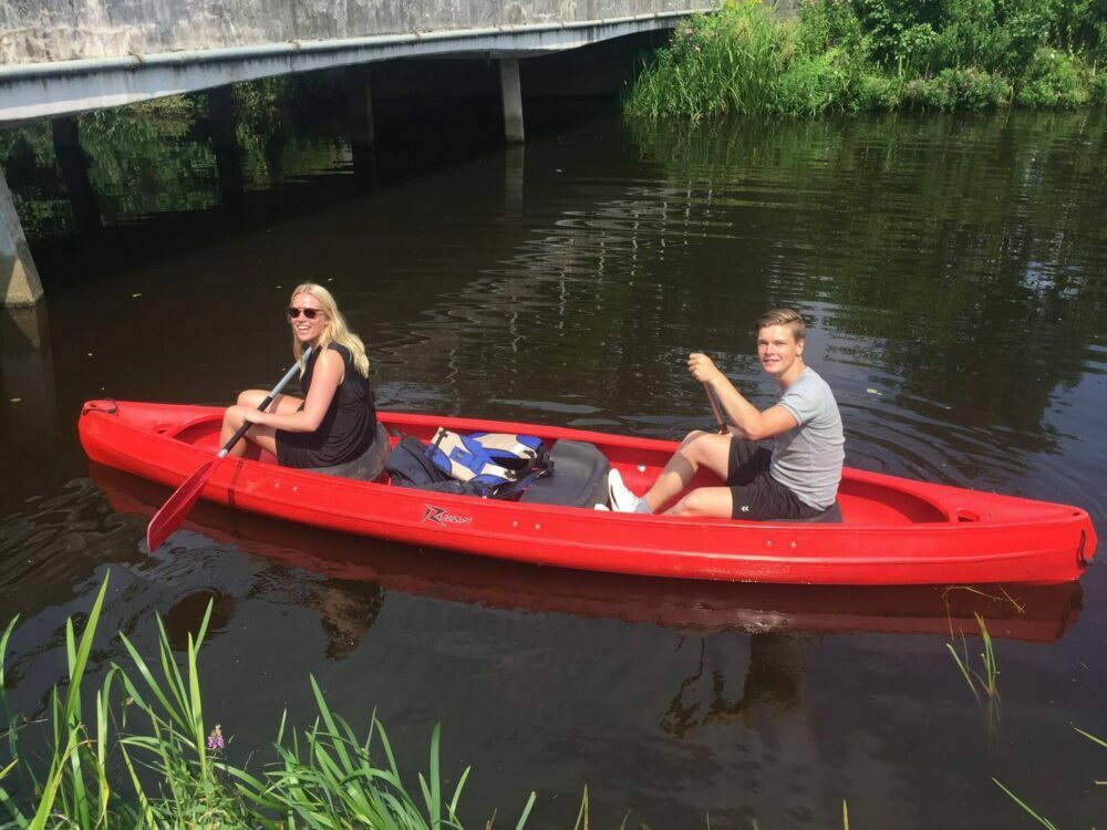 Kanovaren op Bornse Beek